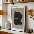 thumbnail image 6 of Dark Paper Cut  - Collage Abstract Geometric Modern Art Minimalist Bauhaus Art Deco Black Framed Wall Art Print 12 x 16 inches, 6 of 12