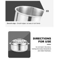 thumbnail image 4 of Pots Casseroles Ensemble, 28 Pièces Batterie de Cuisine Multifonctions en Acier Inoxydable pour la Maison, 4 of 7