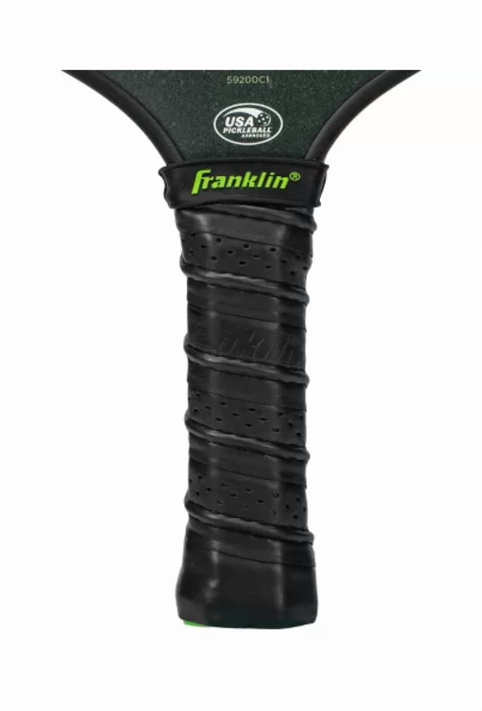 16 Inch Franklin Sports Lunar Green Pickleball Paddle w/ Fiberglass Max Grit Surface - USA Pickleball Approved