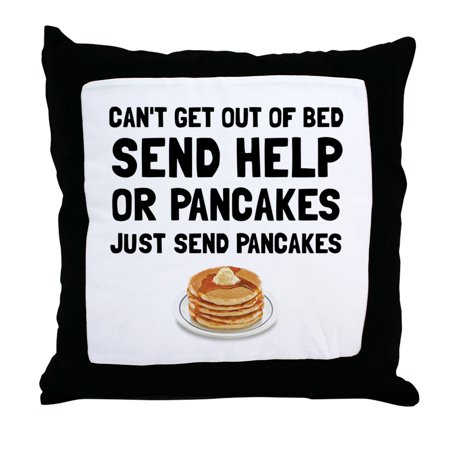 CafePress - Send Pancakes - Decor Throw Pillow (18"x18")