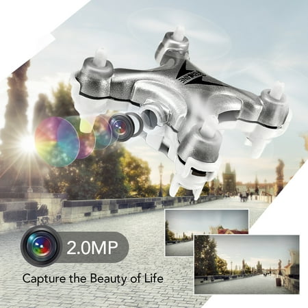 Eachine E10C Mini Gyro 2.4G 4CH 2MP RC Quadcopter 6-Axis RC Drone Quadcopter RTF , Video / Photograph / Hight/Low Mode  / 360° Rolling / Colorful LED