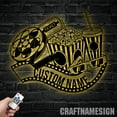 thumbnail image 4 of Craftnamesign Custom Home Cinema Movie Metal Wall Art LED Light, Custom Cinema Sign, 4 of 5