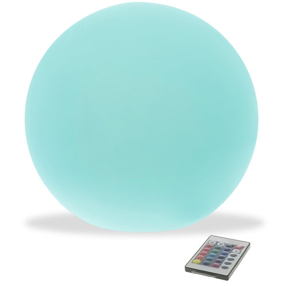 Modern Home LED Glowing Sphere w/Infrared Remote Control (16 inch)