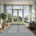 thumbnail image 4 of CAMILSON Ultra Soft High Pile Fluffy Non-Slip Indoor Area Rugs Gray 5x7, 4 of 9