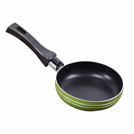 

QIFEI 1Pc Mini Stainless Steel Nonstick Restaurant Fry Pan Random Color 16cm