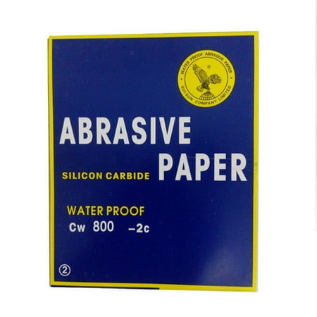 homeholiday 5pcs Wet Dry Sandpaper 60-2000 Grit Polishing Abrasive