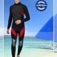 thumbnail image 4 of Greeniant traje de baño ligero de neopreno de 3 mm traje de baño a prueba de arañazos traje de baño de nylon de baja resistencia con Traje de baño Rojo/S, 4 of 4