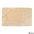 thumbnail image 4 of Stephan Roberts Home 34N-TSH38-12 21 x 4 in. Ultra Plush Polyester Shaggy Bath Mat - White, 4 of 5