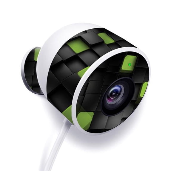 MightySkins NECAOUT-Cubes Skin for Nest Cam Outdoor Security Camera - Cubes