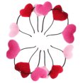 thumbnail image 2 of 6 Piezas Diadema con Forma de Corazón Diadema Accesorios para el Cabello para Celebraciones de Fiestas de Disfraces de San Valentín, 2 of 5