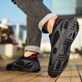 thumbnail image 4 of HEWUQI Men's Slip on Walking Shoes Wide Cushion Running Tennis Sneakers with Arch Support Insole Non Slip Workout Gym Athletic Fashion Shoes Black Size 8.5, 4 of 6