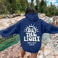 thumbnail image 4 of Christian Hoodies for Women 2025 Be The Light God's Gift Graphic Hoodie with Pockets Hooded Sweatshirt Women Pullover, 4 of 6