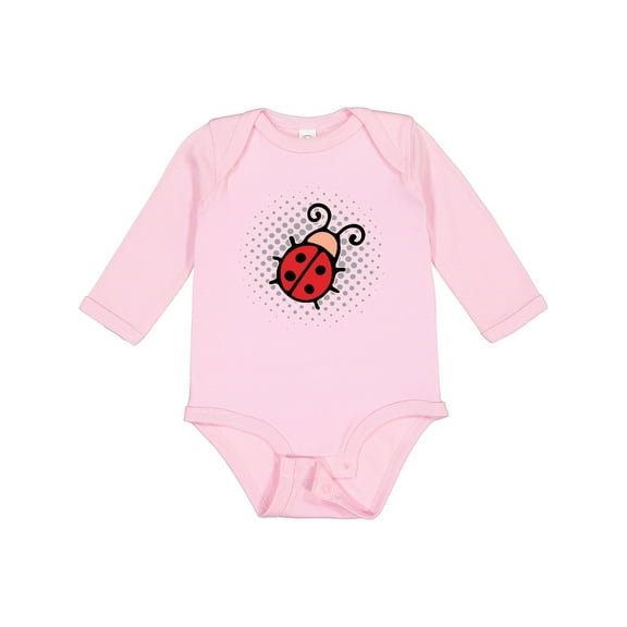 Inktastic Ladybug Lover Girls Long Sleeve Baby Bodysuit