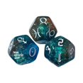 thumbnail image 3 of kurtrusly 3Pcs Acrylic Astrological Dice Constellation Dice for gifts Style D, 3 of 9