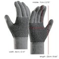 thumbnail image 3 of Baqcunre Warm Gloves, Winter Men And Women Keep Warm Touching Screen Knit Gloves Elastic Cuff Soft Full Finger Gloves Mitten, Knitted Gloves, Heating Gloves, 3 of 7