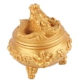 thumbnail image 2 of Porte-encens, Encens de 3 Pieds Multi-Usage pour Cadeaux Jaune Doré, Bronze, Cuivre Rouge, 2 of 8
