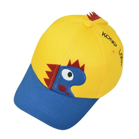 

TSADFHJI Baby Hats Newborn Boy Bulk Kids Hats Summer Girls Kids Little Boys Cartoon Dinosaur Baseball Cap Hat One Size