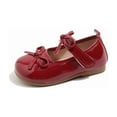 thumbnail image 5 of Toddler Girl’s Patent Leather Mary Jane Shoes, Burgundy, Bow Accent, Toddler  shoes, 5 of 5