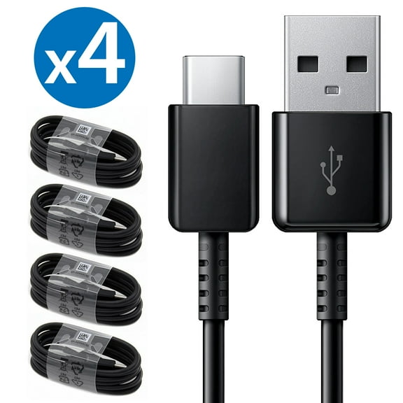 4x 6FT USB Type C Cable Fast Charging Cable USB-C Type-C 3.1 Data Sync Charger Cable Cord For Samsung Galaxy S9 S9  Galaxy S8 S8 Plus Nexus 5X 6P OnePlus 2 3 LG G5 G6 V20 HTC M10 Google Pixel XL