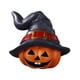 thumbnail image 2 of Divertida decoración de Halloween: estatua de cabeza de calabaza para jardín, chimenea o patio. Gris Izquierda, 2 of 9