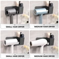 thumbnail image 4 of Specollect Clearance 1Pcs Wall Mounted Hair Dryer Holder - Storage Organizer with Shelf for Bathroom, Blow Dryer Rack, 4 of 7
