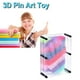 thumbnail image 4 of Wosthever Escultura de arte 3D para niños pequeños, molde de mano, tablero artístico, Pinscreen, juguete antiestrés, regalos, moldes de figuritas, Decoración del hogar Wosthever HA067168-00B, 4 of 6