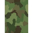 thumbnail image 1 of Ahgly Company Indoor Rectangle Patterned Dark Forest Green Novelty Area Rugs, 5' x 8', 1 of 6