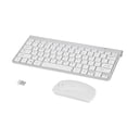 thumbnail image 2 of Slim Waterproof 2.4GHz Wireless Keyboard and Mouse keyboard and keyboard and Kit for Desktop Laptop Silver, 2 of 9