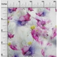 thumbnail image 1 of oneOone Silk Tabby Fabric Flower Watercolor Printed Craft Fabric BTY 42 Inches Wide, 1 of 4