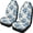 Blue and White Porcelain, variant on XYZCANDO 2 pcs Car Seat Covers for Driver Seat Car Front Seat Covers Easy Install Elastic, Truck Sedan Vehicle Automotive Seat Cushion Covers, Turtle Floral Design