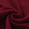thumbnail image 5 of LpwkSSA Men's Casual Fashion Solid Color Sweater High Neck Slim Knit Base Layer Long Sleeve Crew Neck Top/Shirt Red M, 5 of 5