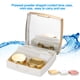 thumbnail image 2 of Mini caja de lentes de contacto, estuche portátil para lentes de espejo, 3 colores, estuche para lentes de contacto, estuche para lentes de contacto, para lentes de contacto(Golden) lentes Mini Higoodz Belleza saludable, 2 of 8