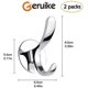 thumbnail image 4 of Hook Adhesive Coat Rack Wall Hook Towel Hook Self Adhesive Bathrobe Kitchen Tea Towel 2packs, 4 of 5