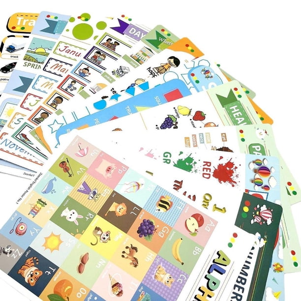 Póster Parlante Bilingüe Español-Inglés Con Música – Juguete Educativo Interactivo Para Niños De 3 A 8 Años