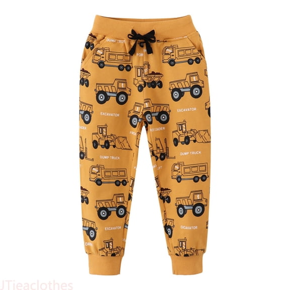 JTieaclothes Toddler Girls Boys Kids Sport Cartoon Prints Casual Fashion Pants,Boys Pants Sizes 1-2 Years
