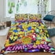 thumbnail image 2 of Los Simpsons Conjunto de sábanas temático, trío de piezas, cómodo y amigable con la piel, diseño único, regalo de decoración para el hogar para familiares, amigos y fans,173cm *218cm, 2 of 6