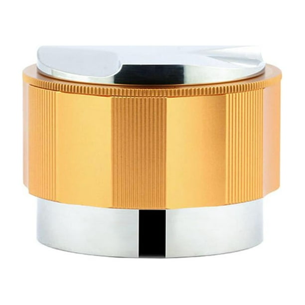 Prensa niveladora de café con cabezal doble de 51/53/58 mm, profundidad ajustable Glod 53mm