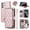 Pink, variant on Furiet Wallet Case for Samsung Galaxy S22 Plus S22+ 5G with Wrist Strap Shoulder Strap Card Slots Zipper Purse, Luxury PU Leather Stand Phone Cover for S22+5G S22plus 22S + S 22 22+ Women Deep Purple