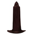 thumbnail image 2 of Disfraces de Halloween, mujeres, hombres, capa elegante, con capucha, bruja adulta, capas largas negras para fiestas navideñas, capas con capucha Methold JR0584-23B, 2 of 3