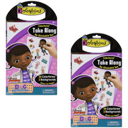 Colorforms Brand Doc McStuffins Take Along Restickable Set - 2 Pack