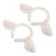 thumbnail image 1 of Cute Lamb Ears Headband Made from Soft Cloth Ideal for Decoration White Color One Size Fits All, 1 of 5