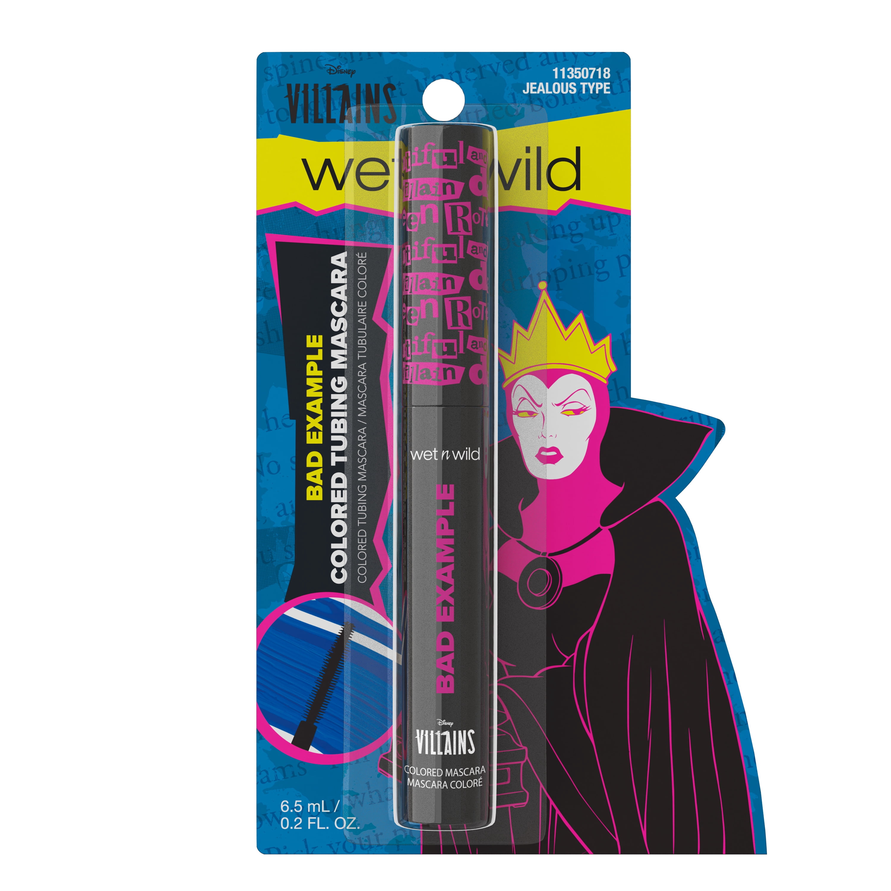 Wet N Wild Disney Villains Bad Example Colored Mascara in Jealous Type - 0.21 Fluid Ounces