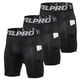 thumbnail image 1 of Pantalones cortos de hombre 3 Pack Men Compression Shorts Ropa interior de entrenamiento activo con bolsillo YEL Pantalones cortos de hombre, 1 of 7