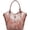 Pink, variant on CoCopeaunts Faux Leather Tote Bag for Women Top Handle Handbag Large Capacity Shoulder Bag Fashion Crossbody Bag Retro Purse