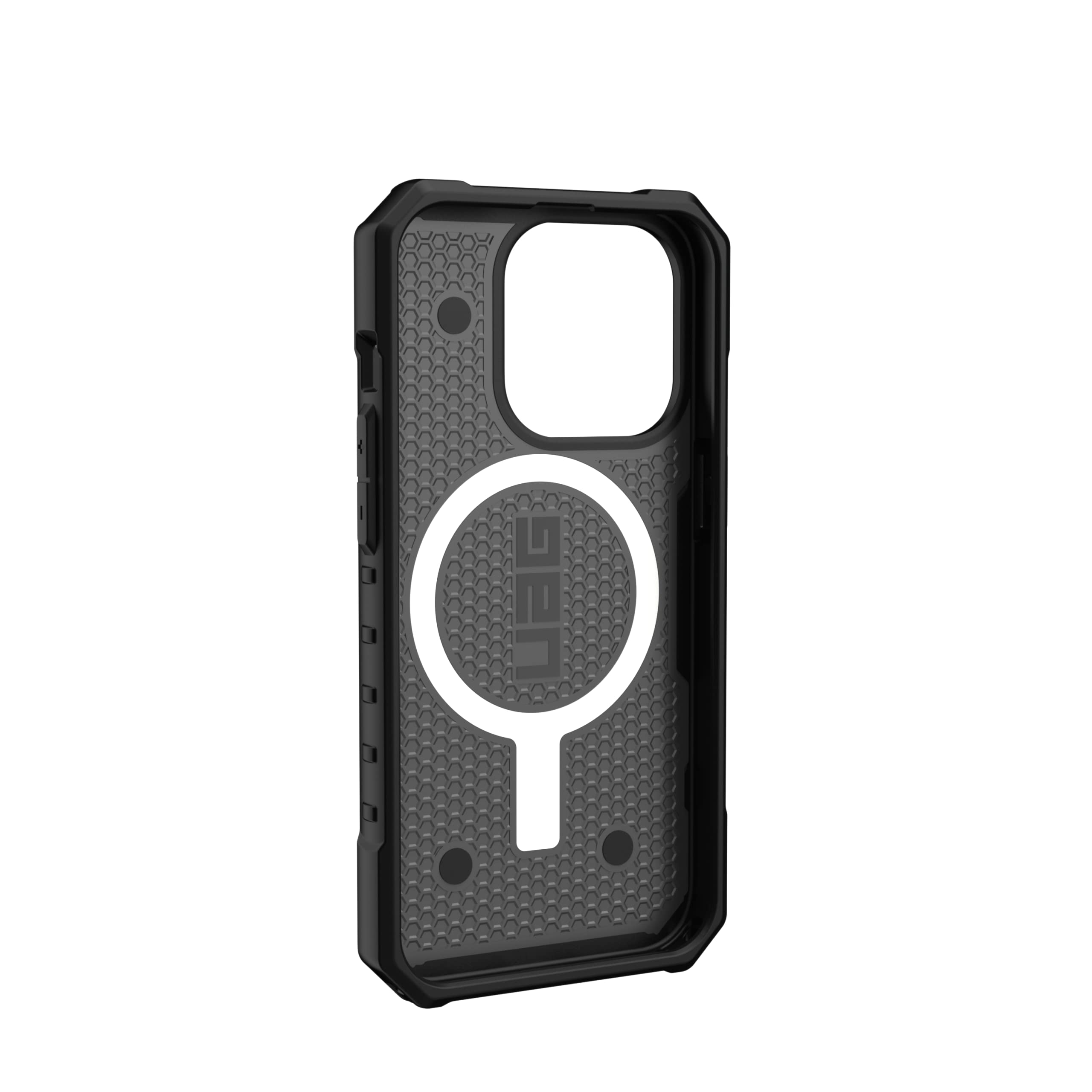 UAG iPhone 14 Pro Case Silver 6.1" Pathfinder Built-in Magnet Compatible with MagSafe Charging Slim Lightweight Shockproof Dropproof Rugged Protective Cover by URBAN ARMOR GEAR