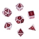 thumbnail image 2 of Juego de Dados Poliédricos Zulema Serie de 7 Dados para Juego de Rol D&D Rojo, 2 of 7
