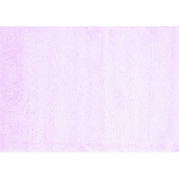 Ahgly Company Indoor Rectangle Solid Purple Modern Area Rugs, 8' x 10'