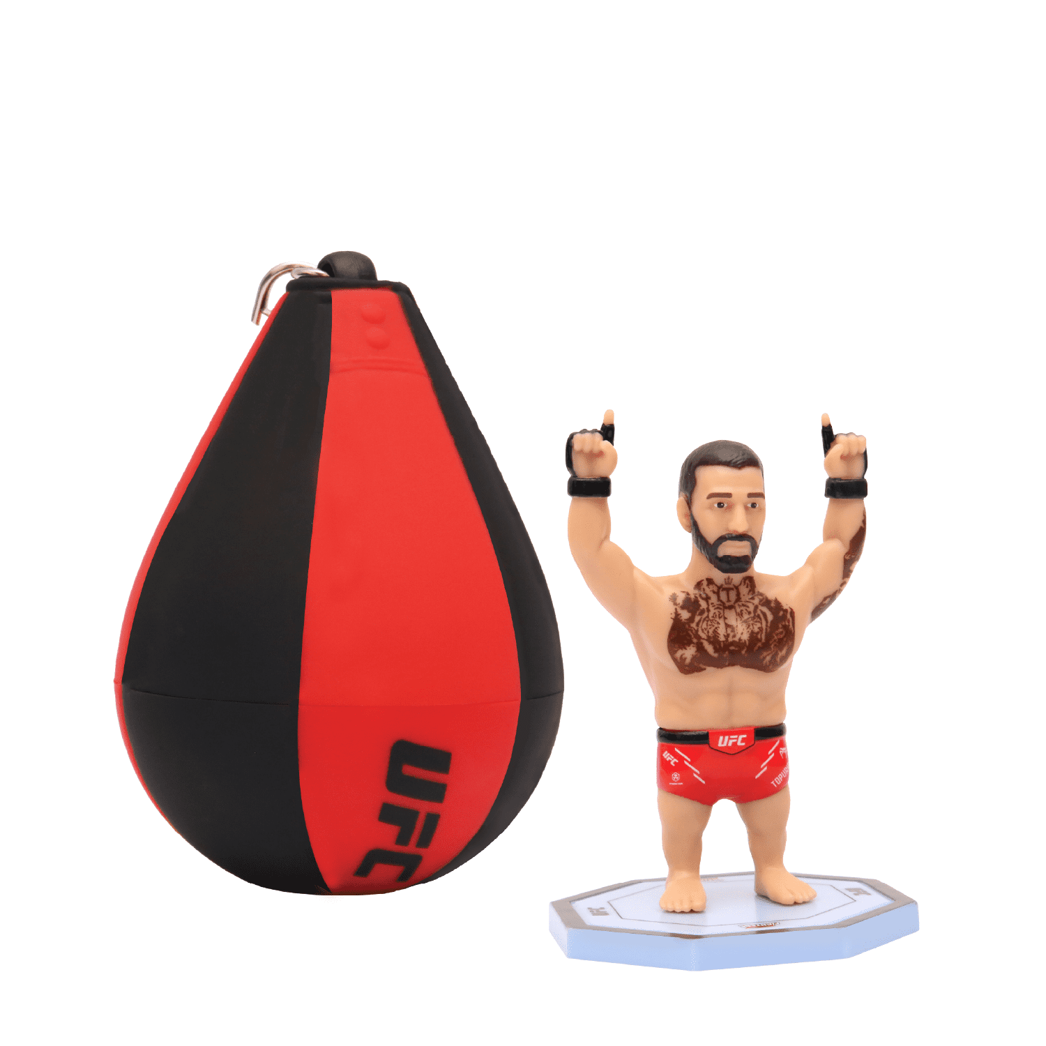 UFC 2.5 Inch Collectible Figures Speed Bag Capsule Includes Hidden Fighters on an Octagon Base with 12 to Collect with 4 Ultra Rare
