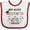 White and Red, variant on Inktastic My Aunt Graduated and I'm Super Proud Boys or Girls Baby Bib