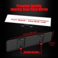 thumbnail image 3 of 11.8" Car Interior Rear View Mirror, Ampper Clip on Rectangular Wide Angle Rearview Mirror for Car, SUV, Truck, Van Blind Spot Reduce (Flat), 3 of 7